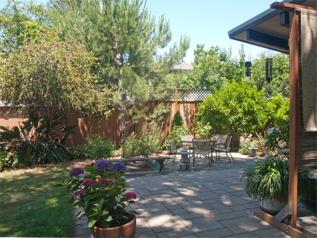 Back Patio picture - 930 Los Robles Ave, Palo Alto 94306