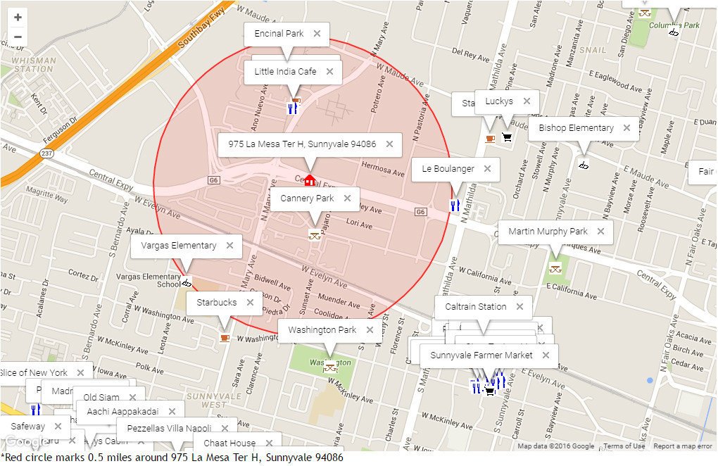 975 La Mesa Ter #H - Neighborhood