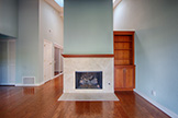 10110 Firwood Dr, Cupertino 95014 - Living Room Fireplace (A)